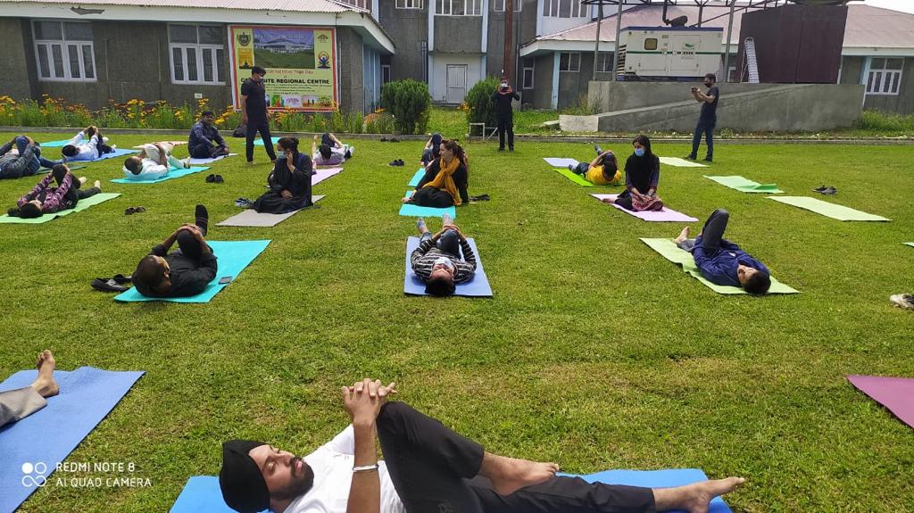 Pictures of YOGA DAY On 21st June 2021 at CRC Sgr ...